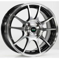 Фото товара - 6*15 5*114,3 ET38 67,1 Megami MGM-5 BKF. Вариант №1