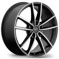 Фото товара - 7,5*19 5*108 ET33 60,1 X'trike X-140 BK/FP. Вариант №1
