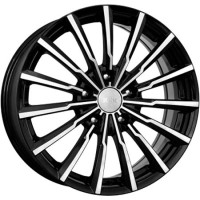 Фото товара - 7*17 5*114,3 ET45 67,1 КиК Акцент алмаз чёрный. Вариант №1