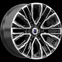 Фото товара - 8,5*19 6*139,7 ET38 67,1 КиК Кортес алмаз чёрный. Вариант №1