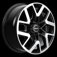 Фото товара - 7,5*17 6*139,7 ET38 67,1 MAK Gravel Black Mirror. Вариант №1