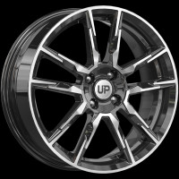 Фото товара - 7*17 5*100 ET55 56,1 Wheels UP Up121 BFP. Вариант №1