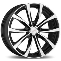 Фото товара - 7*18 5*112 ET41 66,6 X'trike X-138 BK/FP. Вариант №1
