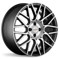 Фото товара - 7*17 4*100 ET45 67,1 X'trike X-131 BKM/FP. Вариант №1