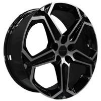 Фото товара - 7,5*19 5*114,3 ET45 60,1 Khomen KHW1909 Black-FP. Вариант №1