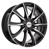Фото товара - 7*17 5*114,3 ET50 64,1 X'trike X-120М BK/FP. Вариант №1
