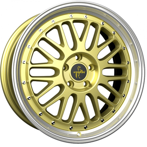 Большое фото товара - 8,5*19 5*112 ET45 72,6 Keskin Tuning KT22 Gold_Lip_Polish, 365533. Вариант №1