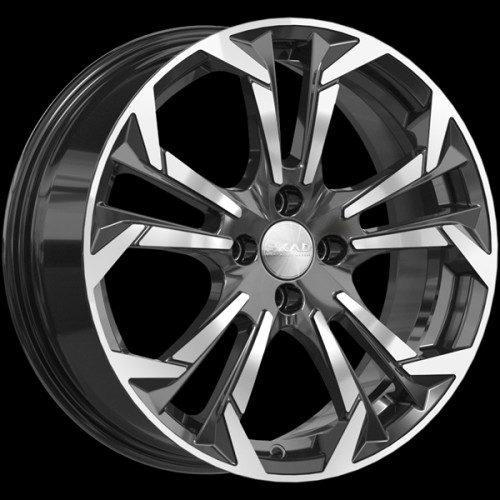 Большое фото товара - 7*17 4*100 ET37 67,1 Скад Дунай алмаз, 382154. Вариант №1