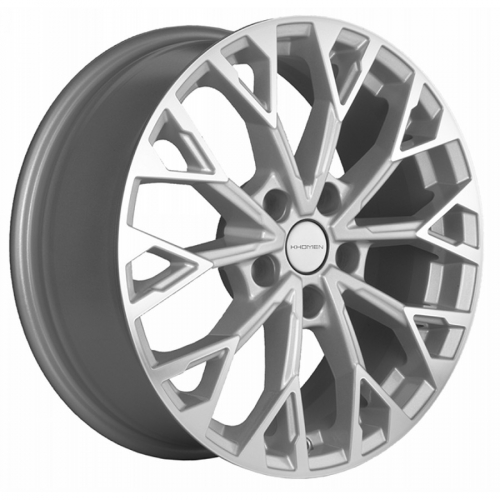 Большое фото товара - 7*17 5*108 ET45 60,1 Khomen KHW1718 SILVER-FP, 422809. Вариант №1